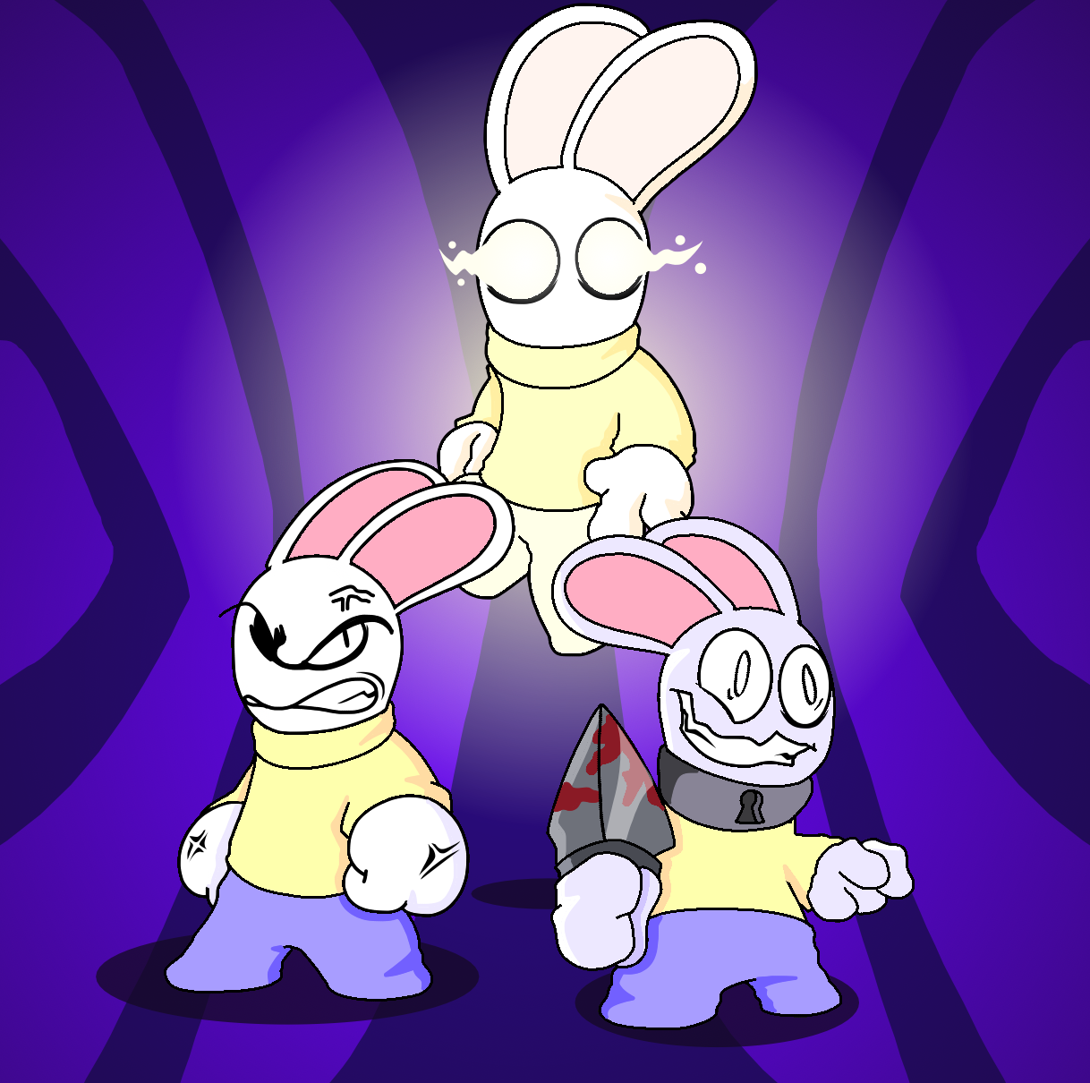 Rabbid Triple Threat by Gboogie32 on DeviantArt