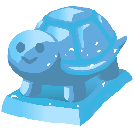 Ice Turtle Statue by Gboogie32 on DeviantArt