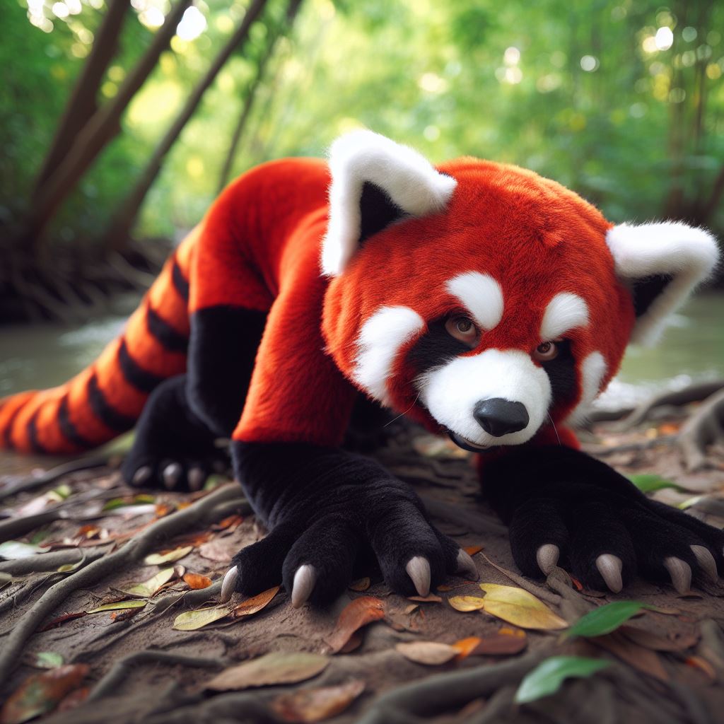 Red Panda Housecoat Robe Red Panda Suit 3 by AITFenjoyer on DeviantArt