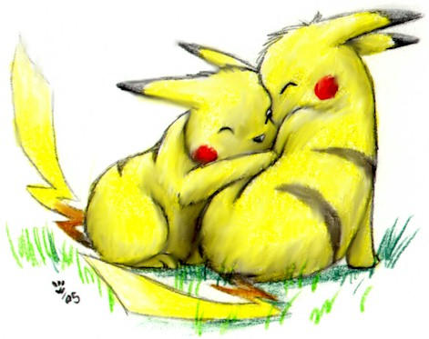 Pikachus in Love