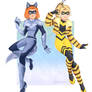 Louve Grise and Queen Bee Winter outfits