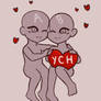 Couple heart YCH CLOSED