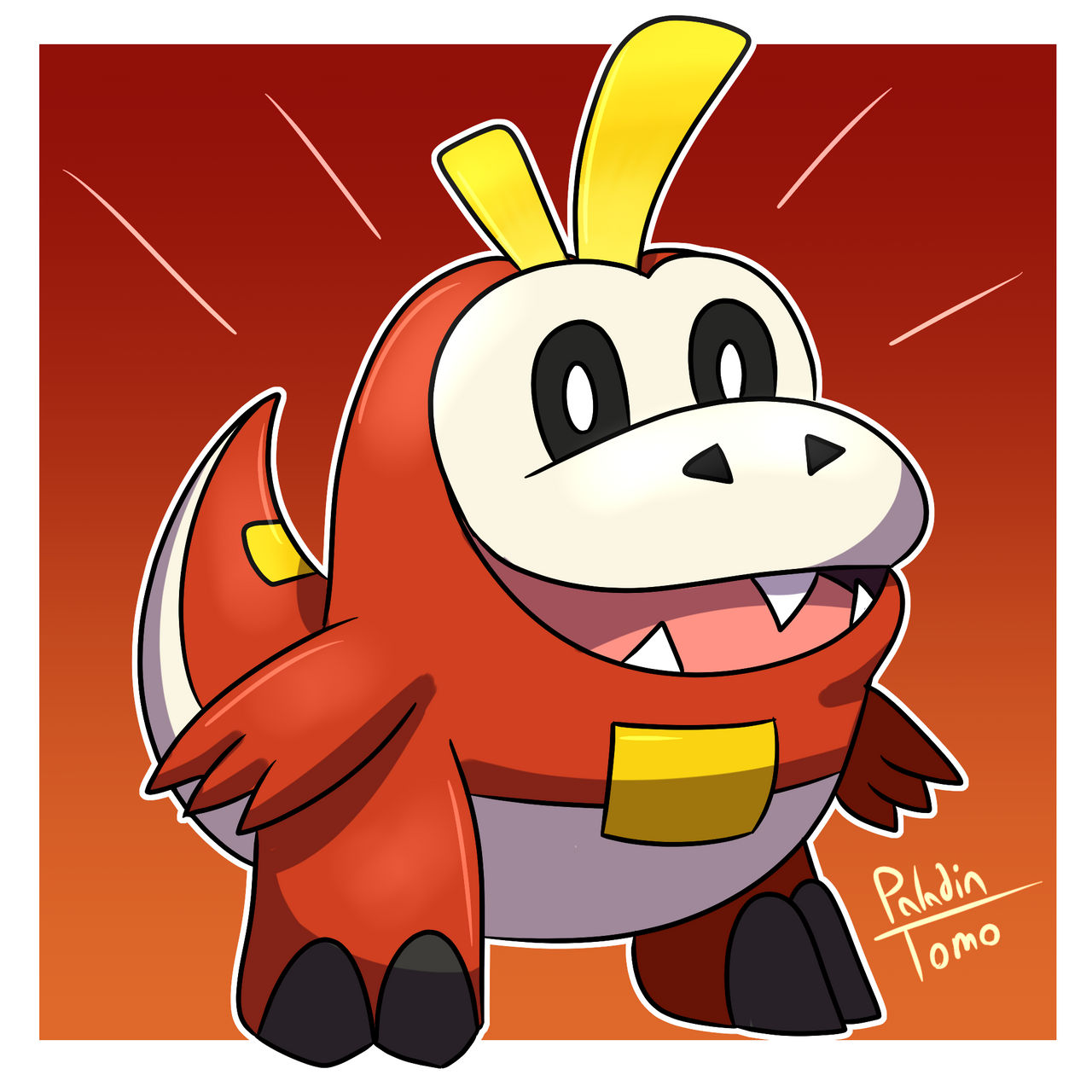 Fuecoco! by PaladinTomo on DeviantArt