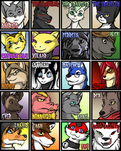 Lots of avatars