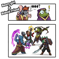 Necro Girl and Kobold Friend - 180