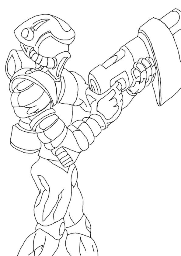 Soldier Line Art by Nibbi on DeviantArt