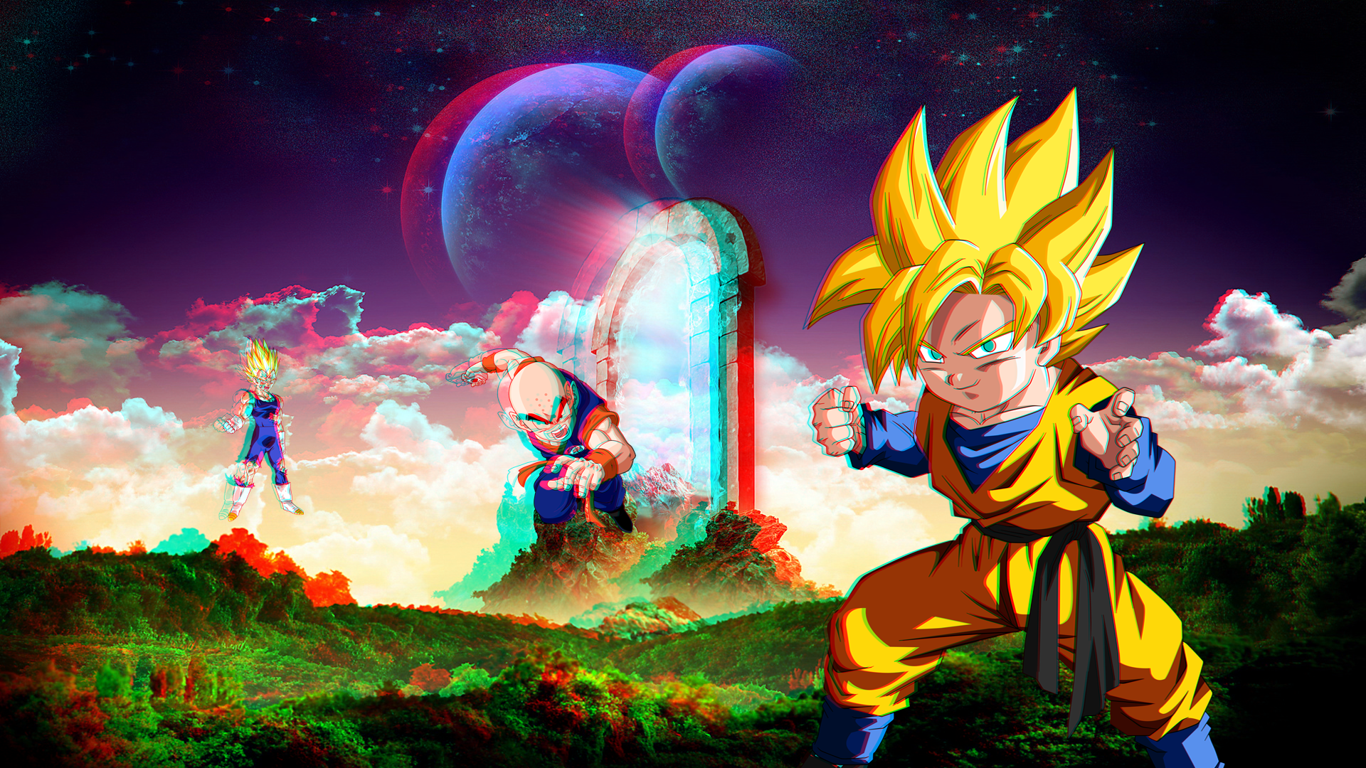 DBZ wallpaper in full HD 1080p 3D by Boeingfreak on DeviantArt