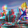 Vegeta and Gohan in 3D 1080p