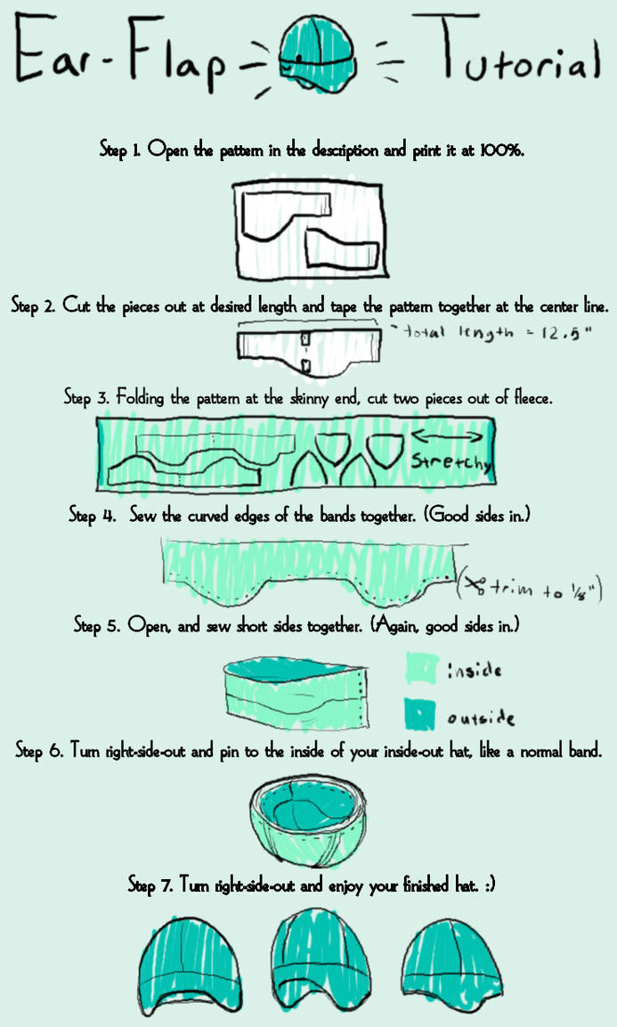 Ear Rim Skin Flap Design Ear-Flap Tutorial by clearkid on DeviantArt
