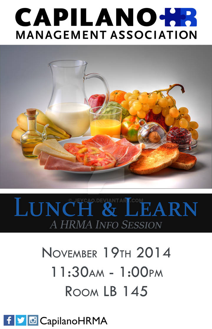 Lunch And Learn Poster by JeyCao on DeviantArt