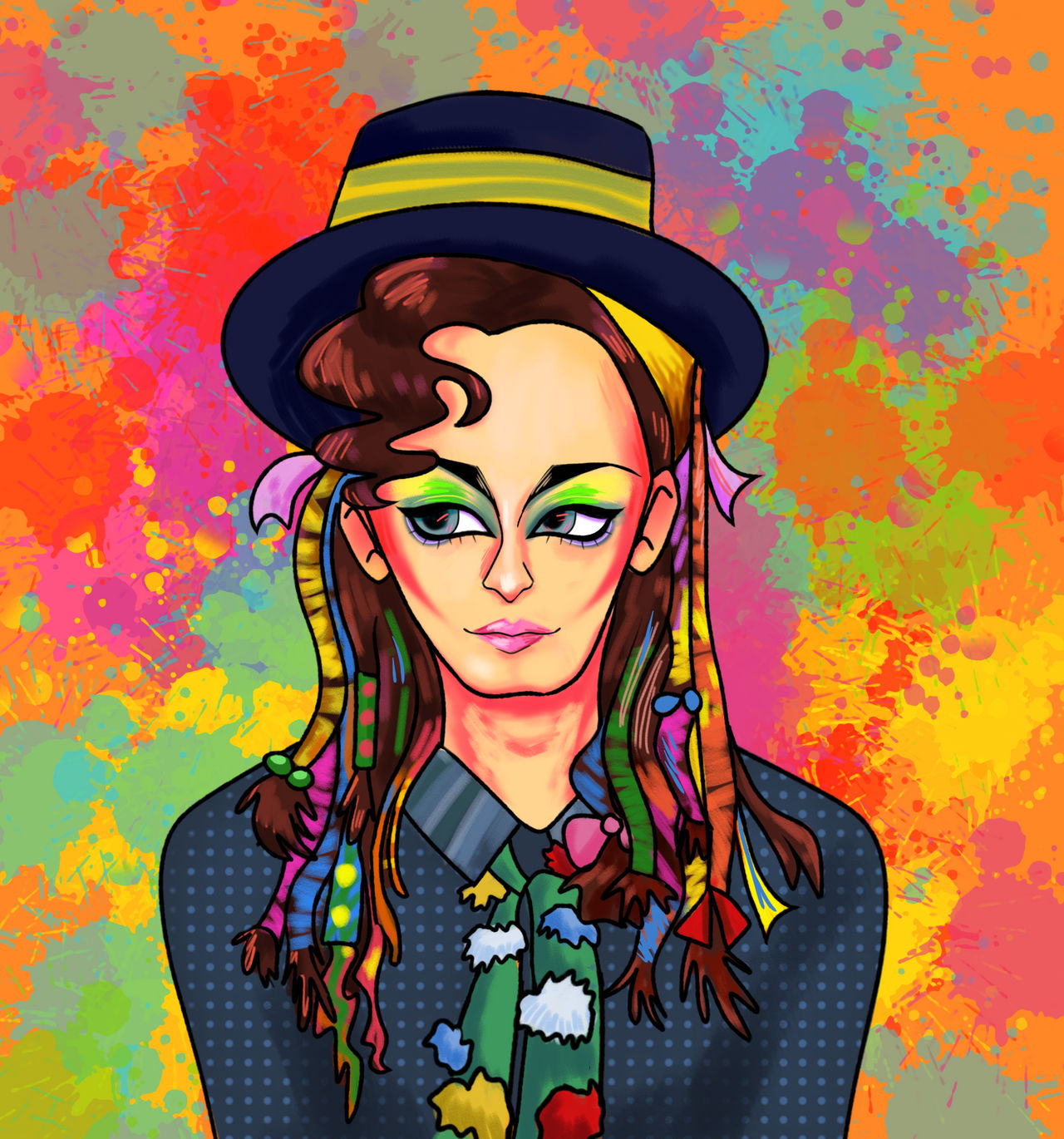 Boy George (fanart) by nattykazoo on DeviantArt