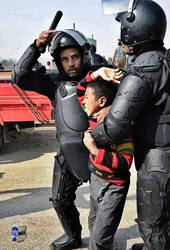 Thus, the police treated the children in Egypt
