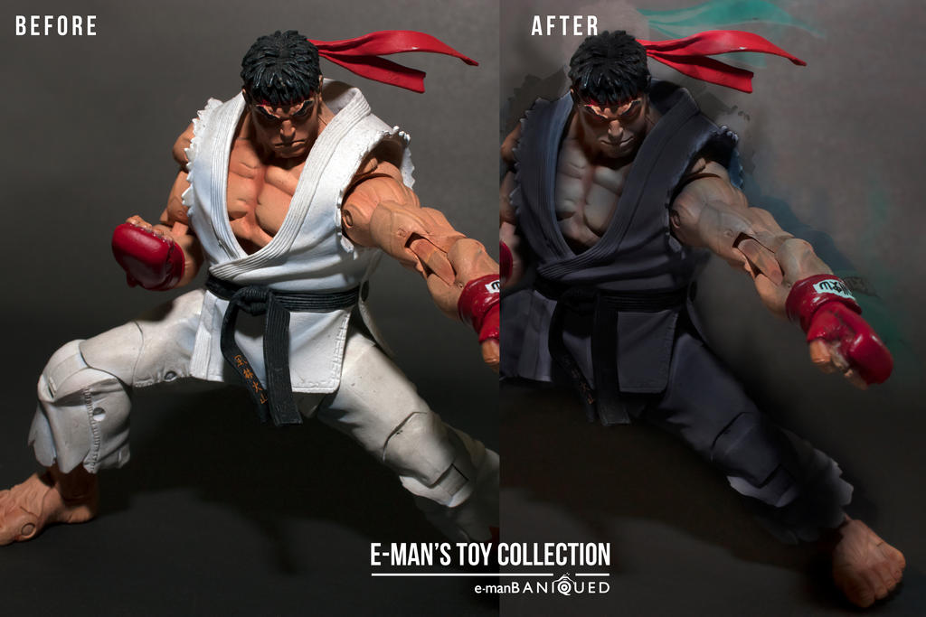 Dark Ryu - Before and After by iamkidoman on DeviantArt