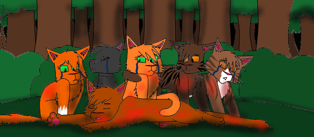 Firestar Sad Firestar's death by WOLVIE-V0N-D00M on DeviantArt