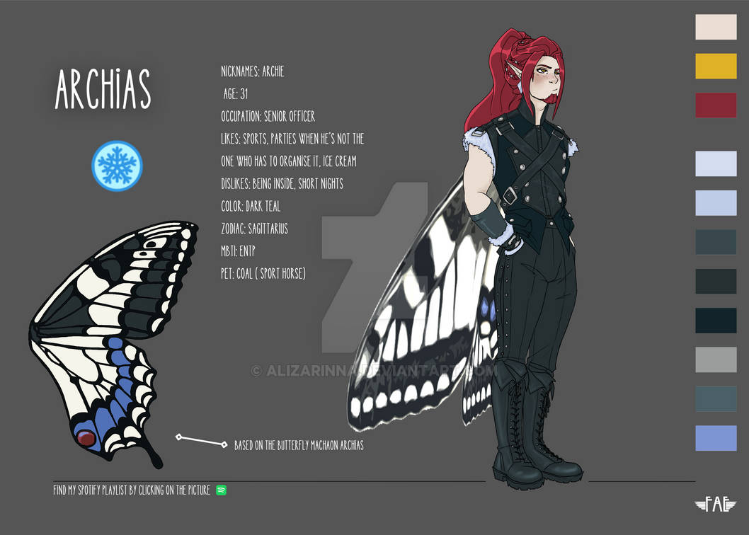 Archie concept sheet by Alizarinna on DeviantArt