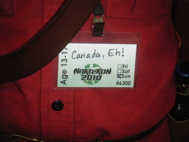 Naka-Kon '10-Canada, Eh