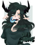 Goretober Day 4 Horns by Fistdantilus