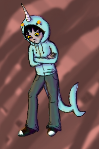 Karkat: Wear a Narwhal hoodie