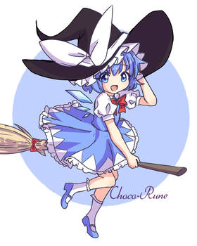 [C] Cirno Riding on Marisa's broom