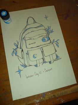 Inktober Day 01 - Backpack