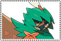 Decidueye Stamp by sapphire3690