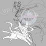 Sailor Moon and Sylveon