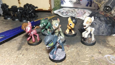 Fallout Equestrian ''Ghoul Miniatures 1-6''