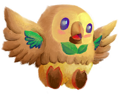 Rowlet Rumble Pokemon Rowlet by kangghee on DeviantArt