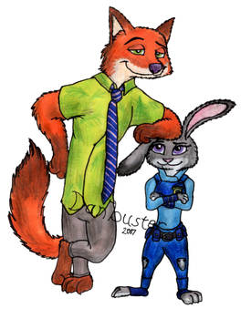 Nick Wilde and Judy Hopps