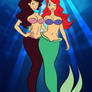 Megara mermaid love