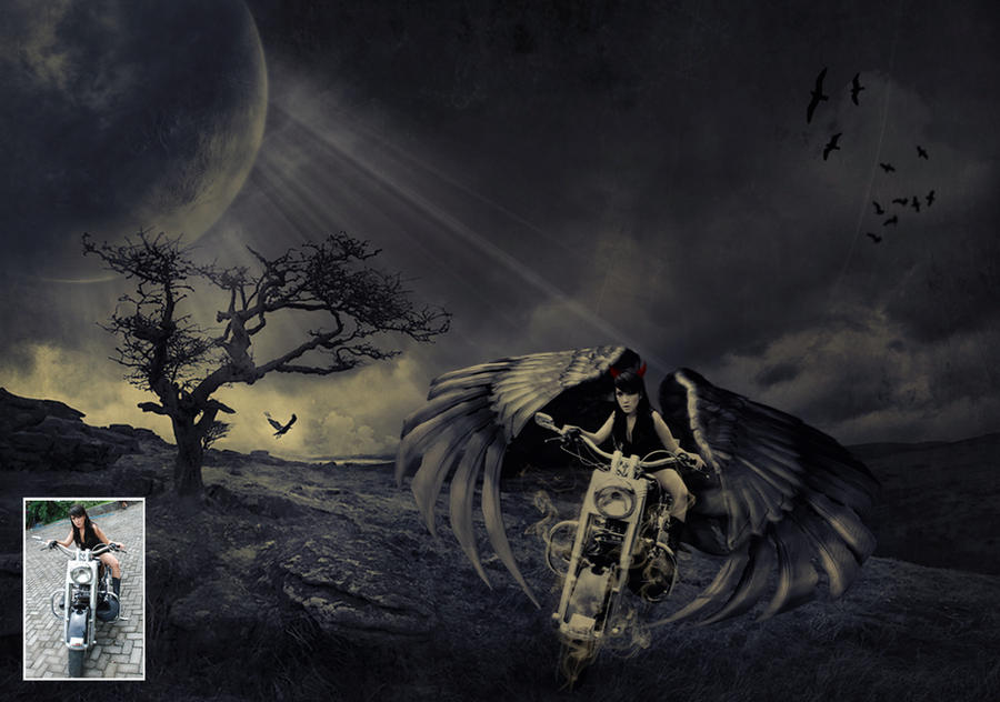 Angel Rider Background. Real Bikers Angel by oonk271631 on DeviantArt