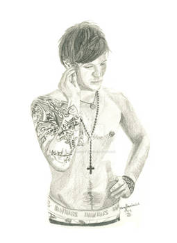 Dougie Poynter topless Mcfly