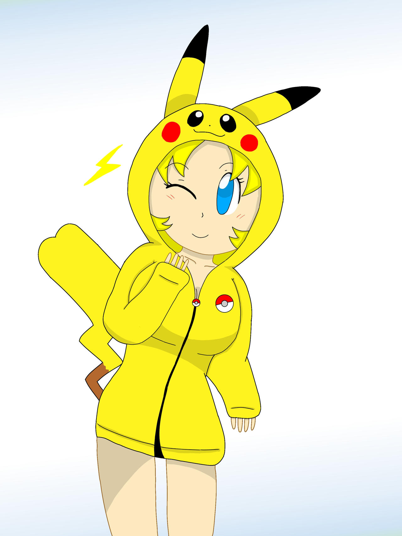 Pokemon Ruby Jacket Ruby's hoodie by Pikachu0Z on DeviantArt