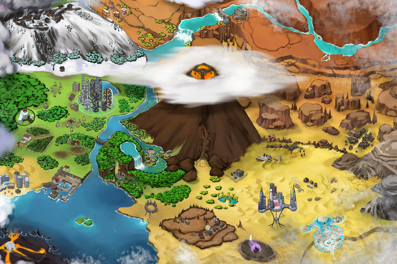 Orre String Orre Region Map Bilder Und Screenshots Aus Pokémon Conquest