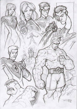 Fantastic 4 - sketches