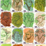 STAR WARS Sketchcards - Yoda