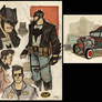 Batman Rockabilly - sketches