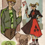 The Riddler and Harley Quinn Rockabilly