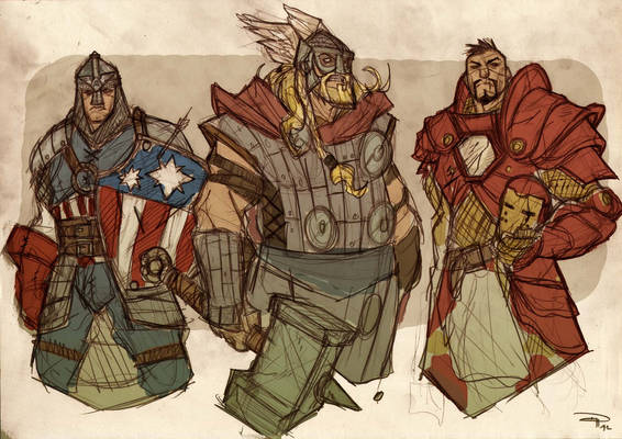 AVENGERS Fantasy Re-design 1