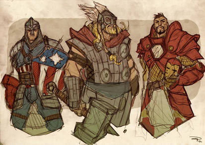 AVENGERS Fantasy Re-design 1