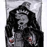 Batman VS Killer Croc - Rockabilly Universe