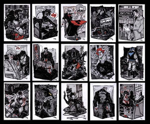 Batman Rockabilly - sketches group