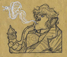 The Hobbit - Smoking Bilbo