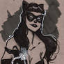 Rockabilly Catwoman sketch
