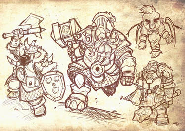 Dwarves - sketches