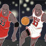 Michael Jordan - triptych