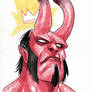 Hellboy - Watercolor