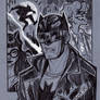 Rockabilly Batman sketch