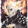 Ghost Rider - watercolor