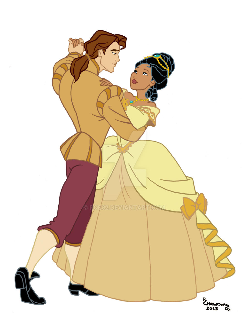 33.Pocahontas y John Rolfe by Rob32 on DeviantArt